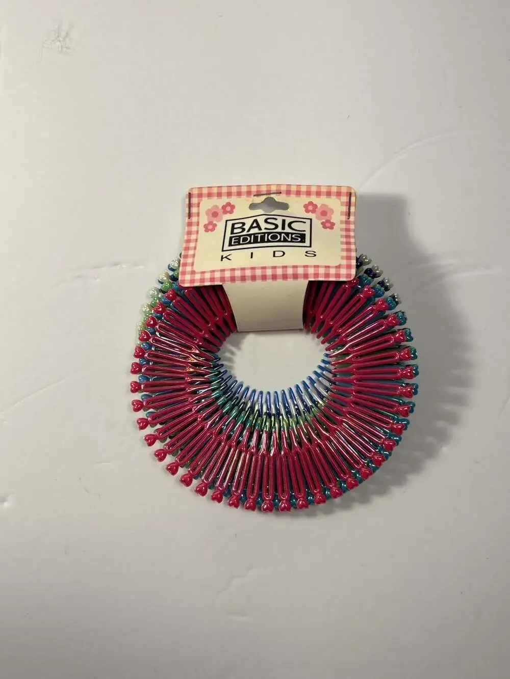 Basic Editions Kids Vintage 90s Stretch Circular Comb Headband set